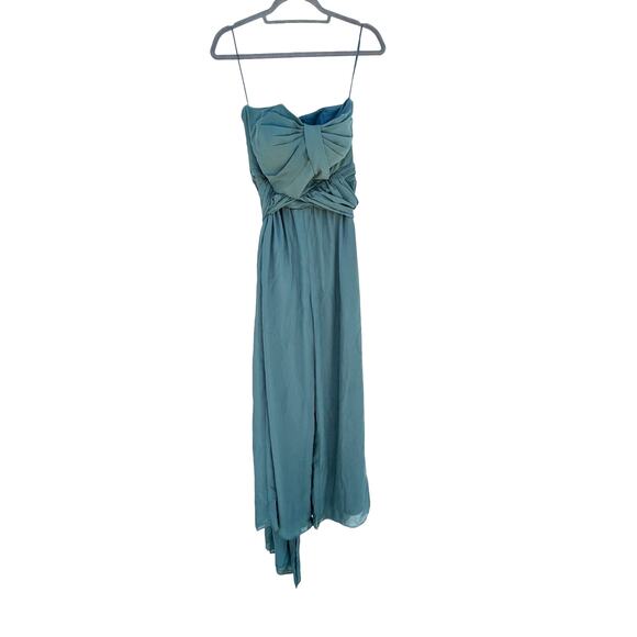 Birdy Grey Dresses Christina Convertible‎ Tulle Maxi Gown in Sage Green, sz XS - Picture 2 of 7
